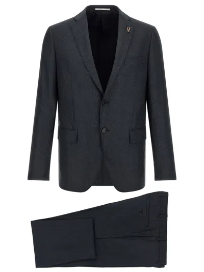Pal Zileri Lord Suit In Charcoal Gray