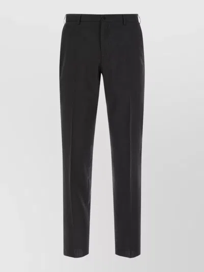 Pal Zileri Lord Tailored Double Breasted Notch Lapel Suit In Black