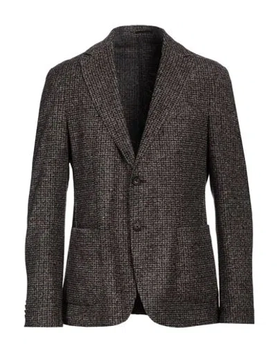 Pal Zileri Man Blazer Dove Grey Size 50 Acrylic, Wool, Polyester In Gray