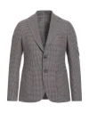 Pal Zileri Man Blazer Light Grey Size 40 Polyester, Wool, Viscose, Polyamide In Brown