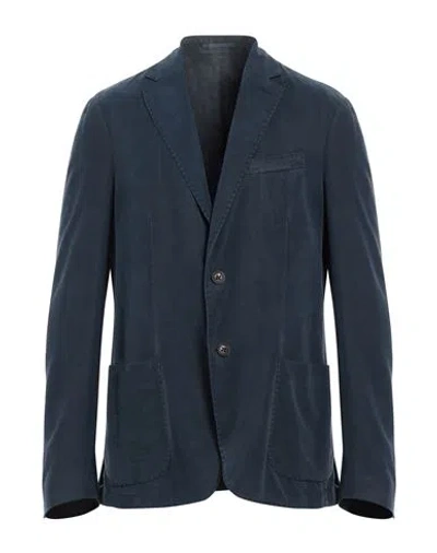 Pal Zileri Man Suit Jacket Midnight Blue Size 50 Lyocell