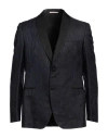 Pal Zileri Man Blazer Midnight Blue Size 46 Virgin Wool In Blue