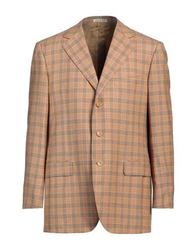 Pal Zileri Man Blazer Sand Size 50 Virgin Wool In Beige