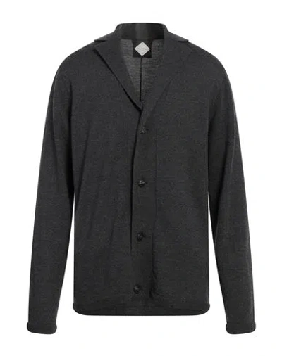Pal Zileri Man Cardigan Steel Grey Size 46 Virgin Wool