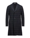 Pal Zileri Man Coat Midnight Blue Size 44 Wool, Polyamide In Blue