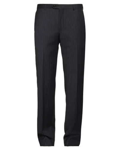 Pal Zileri Man Pants Midnight Blue Size 38 Wool In Blue