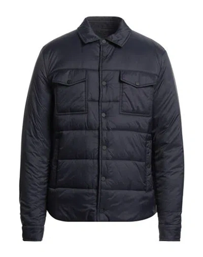 Pal Zileri Man Puffer Midnight Blue Size 46 Polyester