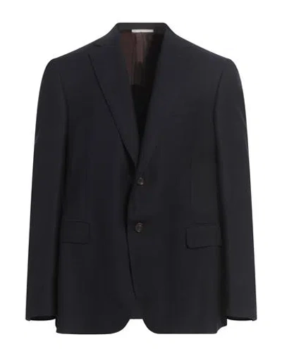Pal Zileri Mcmlxxx Man Blazer Midnight Blue Size 44 Wool