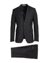 Pal Zileri Mcmlxxx Man Suit Black Size 40 Polyester, Viscose, Elastane In Black