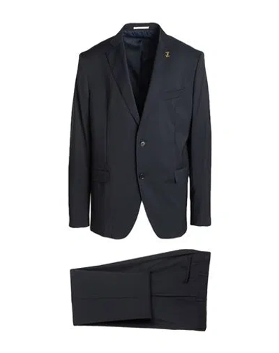 Pal Zileri Mcmlxxx Man Suit Navy Size 48 Wool In Blue
