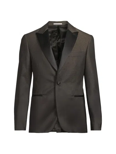 Pal Zileri Men's Shimmer Single-breasted Dinner Jacket In Black