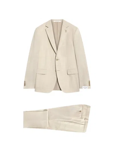 Pal Zileri Notched Patch Jacket In Brown