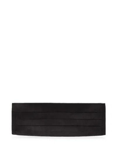 Pal Zileri Pleated Cummerbund In Black