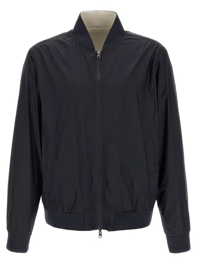 Pal Zileri Reversible Bomber Jacket Casual Jackets And Parka Multicolor