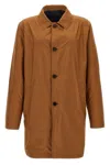Pal Zileri Reversible Car Coat Front Pockets Long Sleeves