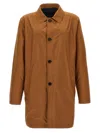 Pal Zileri Reversible Car Coat Front Pockets Long Sleeves