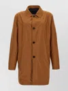 Pal Zileri Reversible Car Coat Front Pockets Long Sleeves