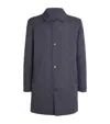 Pal Zileri Reversible Overcoat In Blue