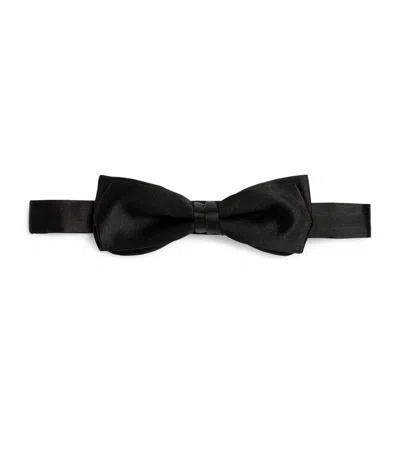 Pal Zileri Silk Bow Tie In Black