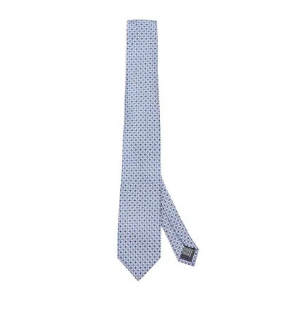 Pal Zileri Silk Geometric Tie