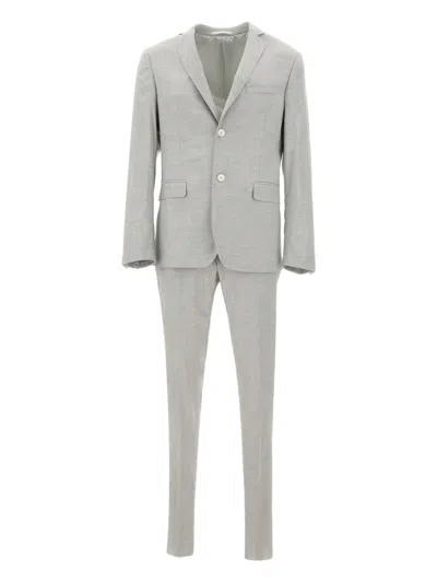 Pal Zileri Single-breasted Suit In Gray