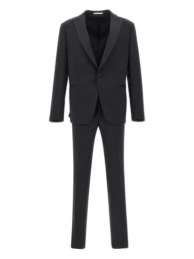 Pal Zileri Single-breasted Suit In Black