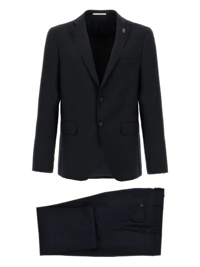 Pal Zileri Single-breasted Suit In Blue