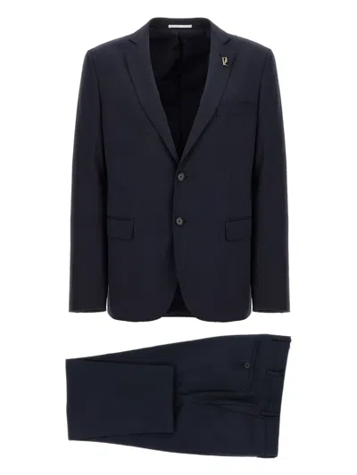 Pal Zileri Single-breasted Suit In Blue