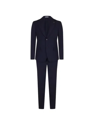 Pal Zileri Single-breasted Suit In Blue
