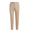 Pal Zileri Stretch-cotton Chinos In Brown