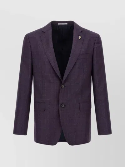 PAL ZILERI TAILORED BLAZER WITH NOTCH LAPEL AND POCKETS