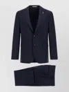 Pal Zileri Tailored Single-breasted Dress Featuring Pockets In Black