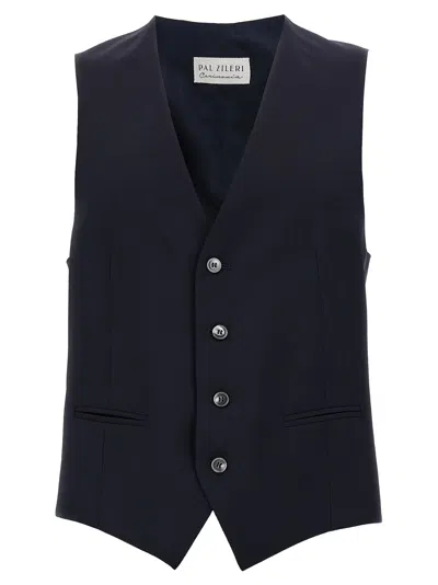 PAL ZILERI TAILORED VEST GILET MULTICOLOR