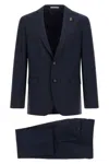 Pal Zileri Tailored Single-breasted Dress Featuring Pockets In Blue