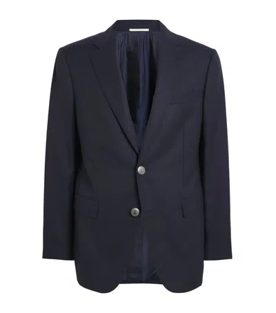 Pal Zileri Wool Blazer In Blue