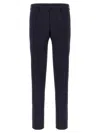 Pal Zileri Wool Trousers With Back Pockets And Belt Loops