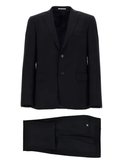 Pal Zileri Wool Sngle-breasted Suit In Black