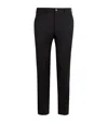 Pal Zileri Wool Tailored Trousers In Black