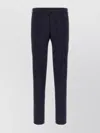 Pal Zileri Wool Trousers With Back Pockets And Belt Loops