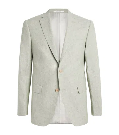 Pal Zileri Wool Vicenza Blazer In Green