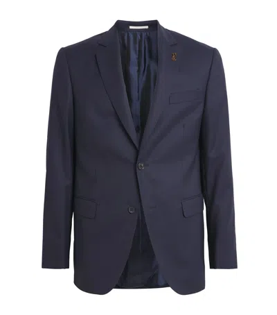 Pal Zileri Wool Vicenza Blazer In Navy