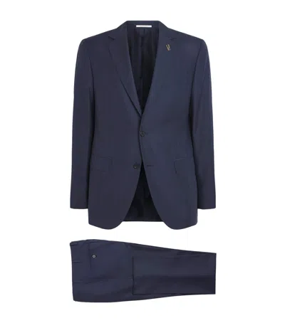 Pal Zileri Wool-silk Vicenza 2-piece Suit In Blue