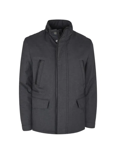 Pal Zileri Zip-pocket Jacket In Black