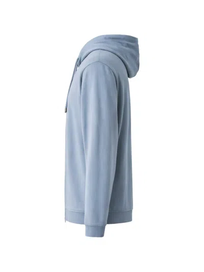 Pal Zileri Zip-up Hoodie In Blue