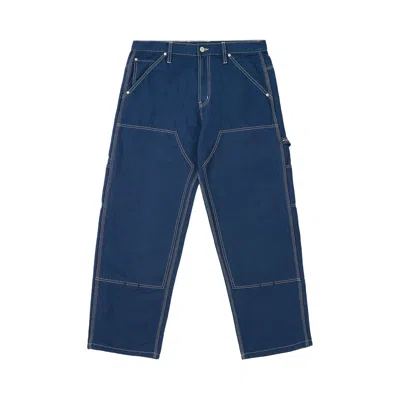 Pre-owned Palace 10 oz Double Knee Pant 'navy' In Blue