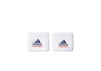 Pre-owned Palace Adidas On Court Small Wristband In White