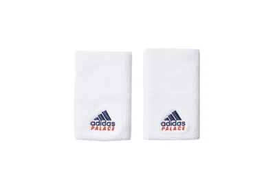 Pre-owned Palace Adidas On Court Wristband In White