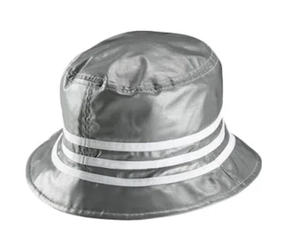 Pre-owned Palace Adidas Reversible Bucket Hat In Reflective Grey