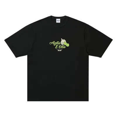 Pre-owned Palace Aglio E Olio Ringer T-shirt 'black' | Men's Size M