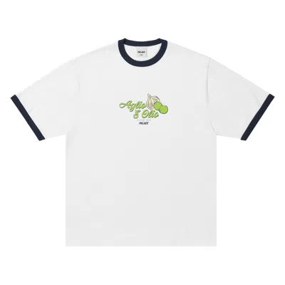 Pre-owned Palace Aglio E Olio Ringer T-shirt 'white' | Men's Size Xl